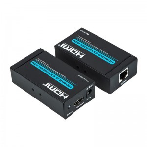 V2.0 HDMI-förlängare 60 m Över en enda cat5e \/ 6-kabel stödjer Ultra HD 4Kx2K @ 60Hz HDCP2.2