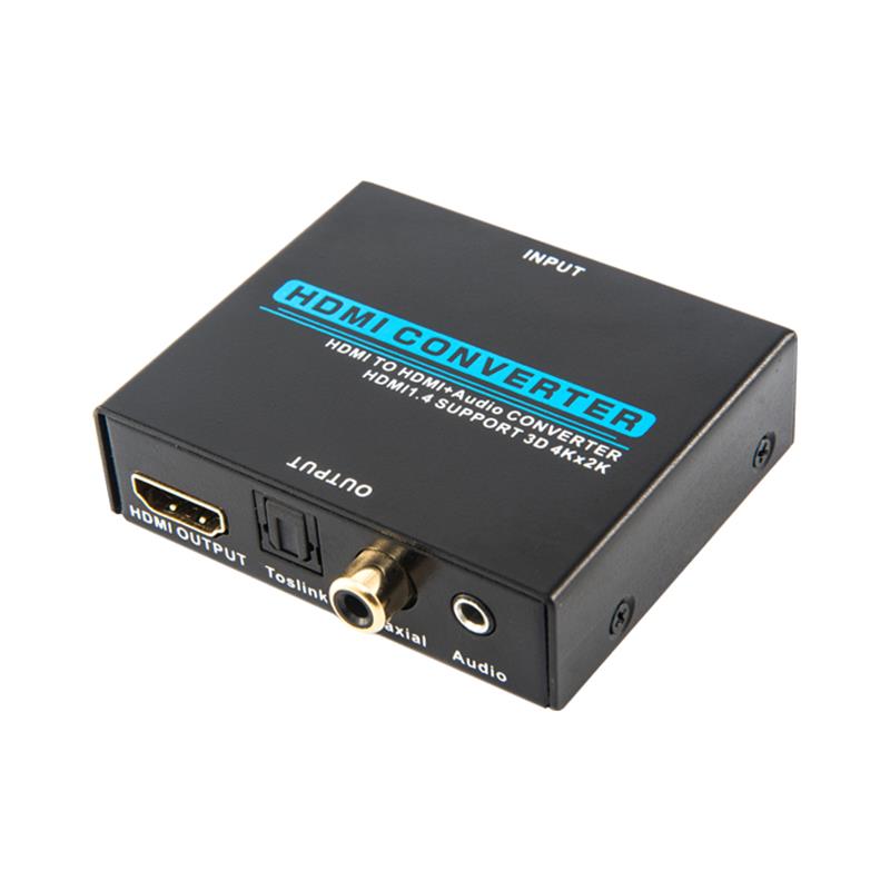V1.4 HDMI Audio Extractor HDMI to HDMI + Audio converter Support 3D Ultra HD 4Kx2K @ 30Hz