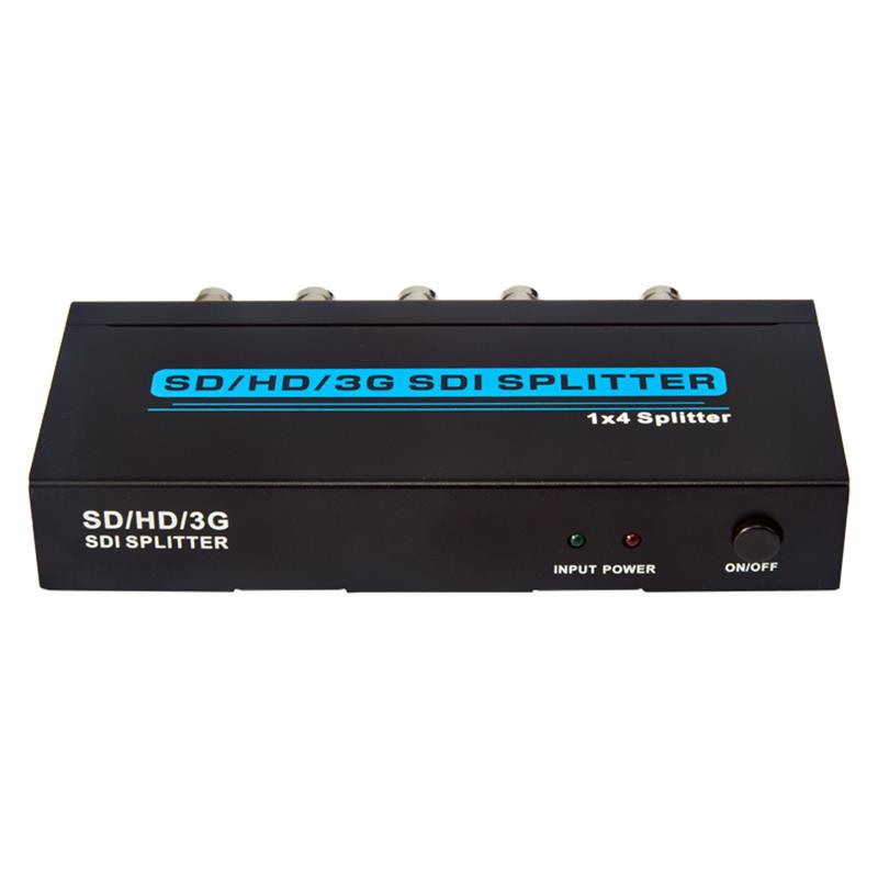 SD \/ HD \/ 3G SDI 1x4 SPLITTER Support 1080P
